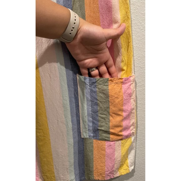 BILLABONG Straight Multicolor Spaghetti Straps Mini Dress - Picture 4 of 6